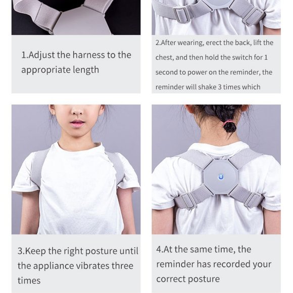 Smart Posture Corrector for Women Men Kids, Electronic Posture Reminder with Sen - Picture 12 of 12